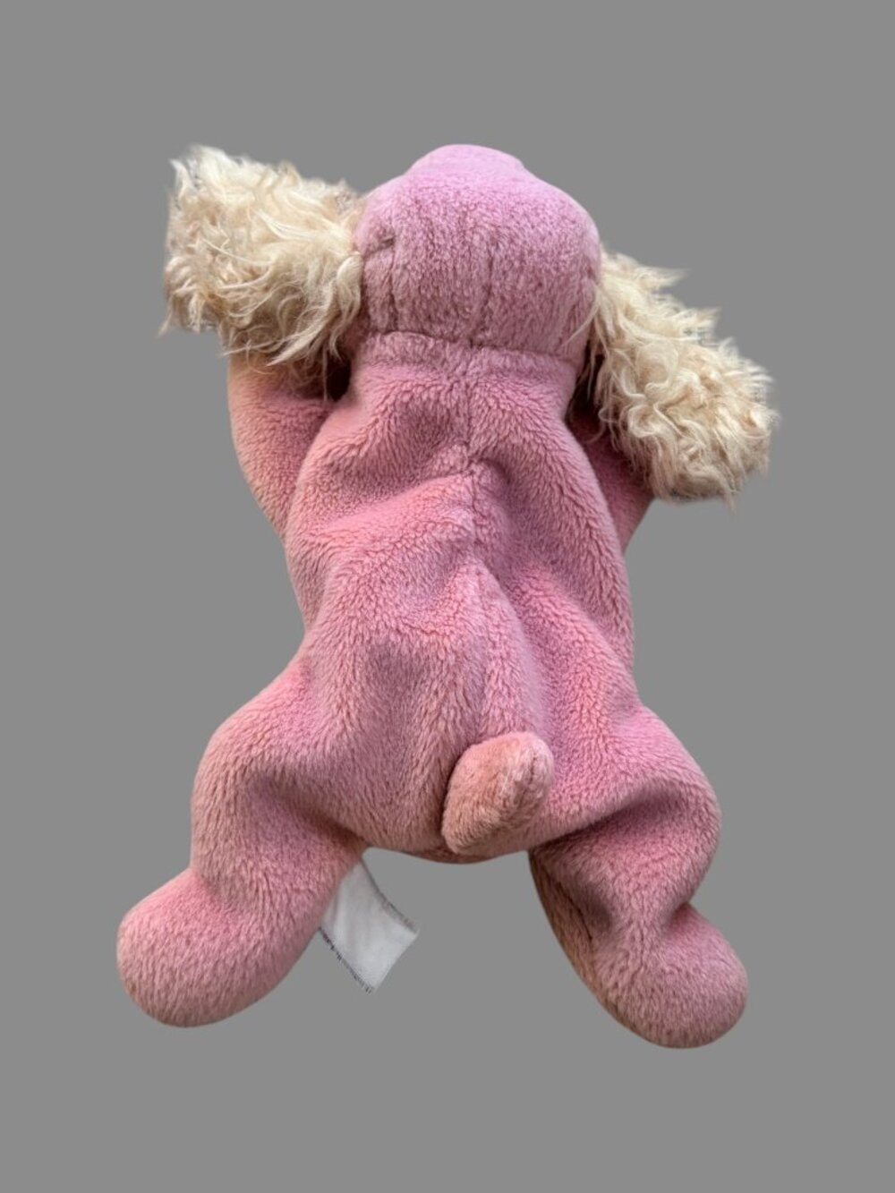 Ty Beanie Baby Spunky Cocker Spaniel Retired 1997 Plush Dog Pink/Tan Variant - Picture 6 of 8